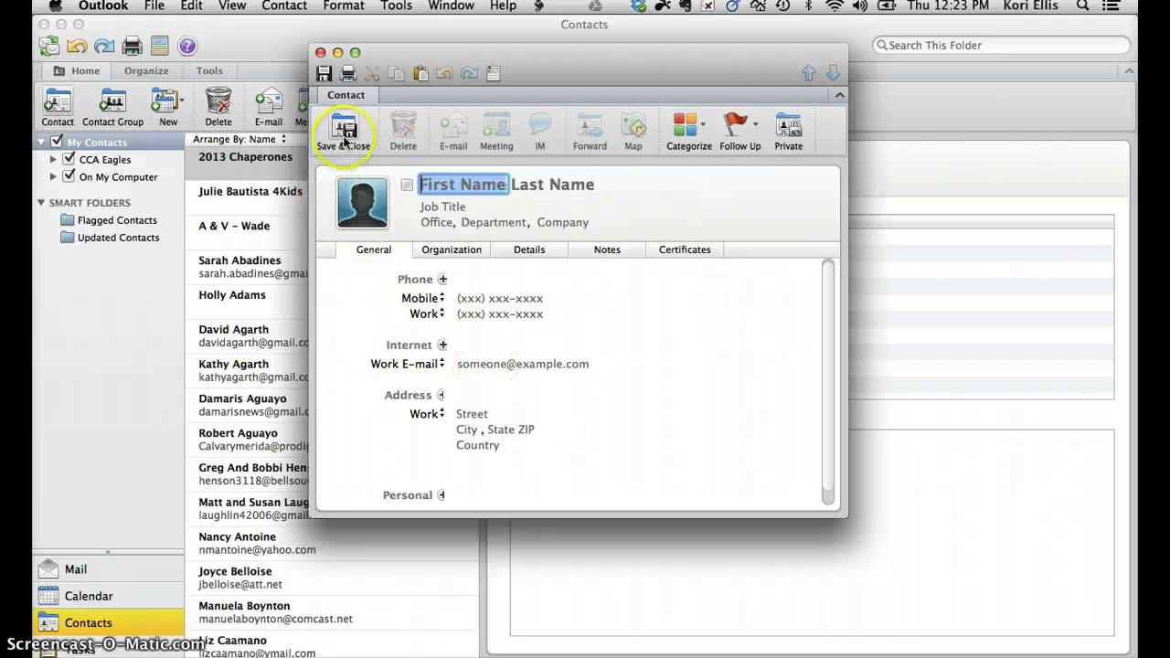 logout of desktop outlook for mac